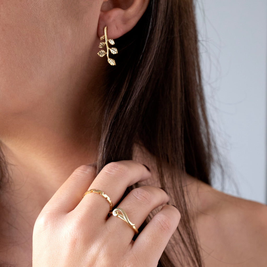 Defne Dalı 925 Ayar Gümüş Kolye