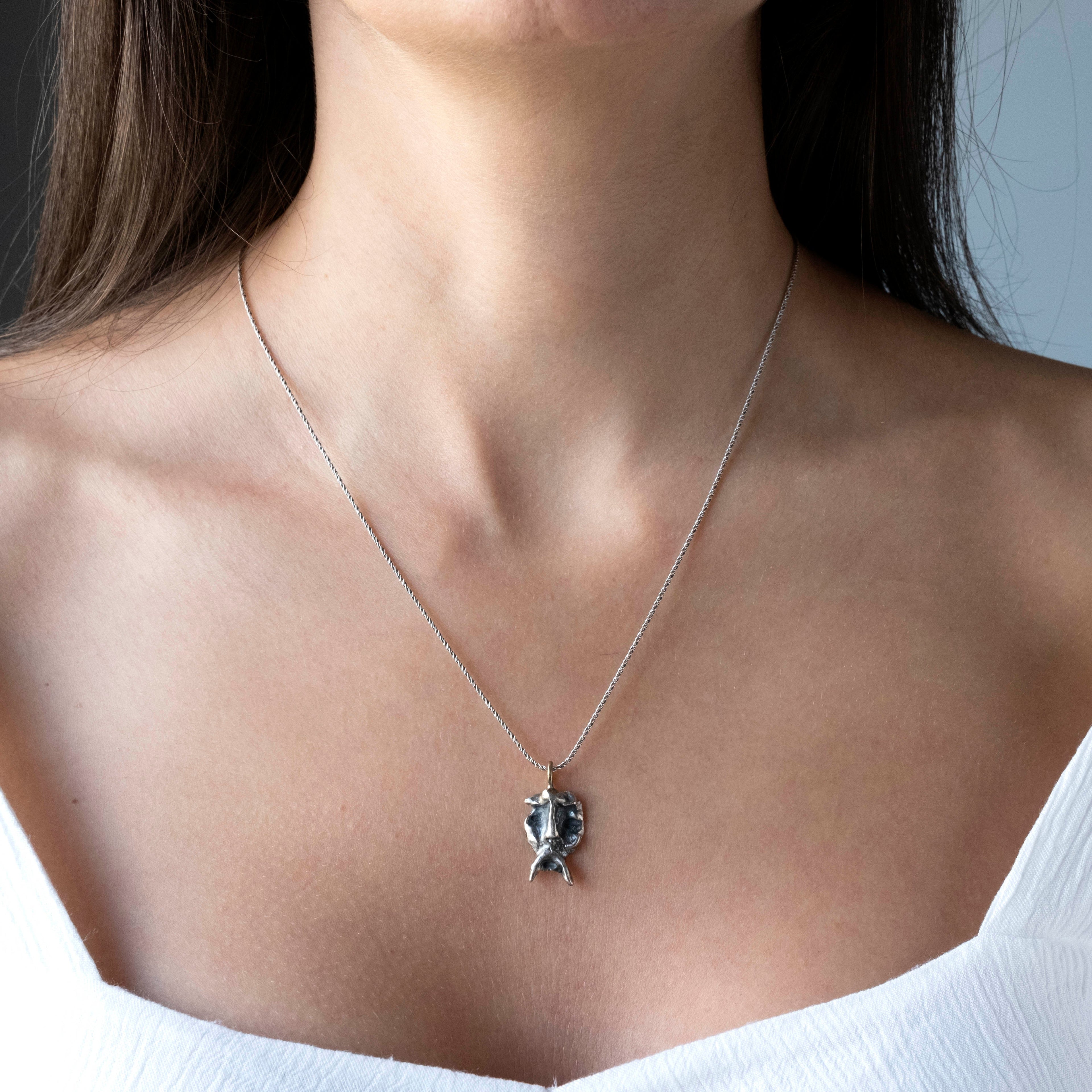 Bodhisattva 925 Ayar Gümüş Kolye